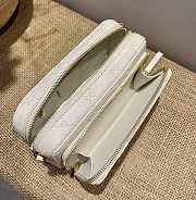Forubags Dior Caro Double Pouch White -  S5037U – 19x10.5x5 cm - 6