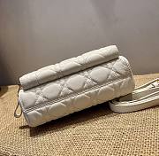 Forubags Dior Caro Double Pouch White -  S5037U – 19x10.5x5 cm - 3