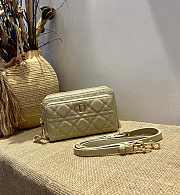 Forubags Dior Caro Double Pouch Beige -  S5037U – 19x10.5x5 cm - 1