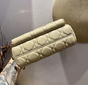 Forubags Dior Caro Double Pouch Beige -  S5037U – 19x10.5x5 cm - 5