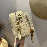 Forubags Dior Caro Double Pouch Beige -  S5037U – 19x10.5x5 cm - 3