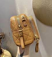 Forubags Dior Caro Double Pouch Brown -  S5037U – 19x10.5x5 cm - 4