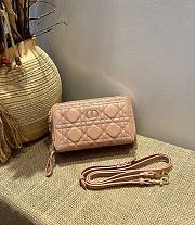 Forubags Dior Caro Double Pouch Pink -  S5037U – 19x10.5x5 cm - 3