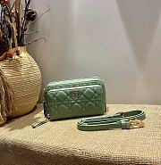 Forubags Dior Caro Double Pouch Mint - S5037U – 19x10.5x5 cm - 1