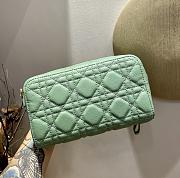 Forubags Dior Caro Double Pouch Mint - S5037U – 19x10.5x5 cm - 6