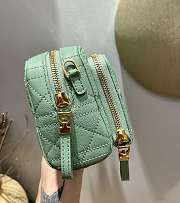 Forubags Dior Caro Double Pouch Mint - S5037U – 19x10.5x5 cm - 2