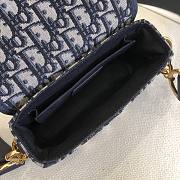 Forubags Dior 30 Montaigne Mini Box Blue – 17.5x11.5x5 cm - 5