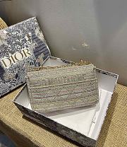 Forubags Dior Caro Pinstripe Bag – M1210 - 20x12x7 cm - 6
