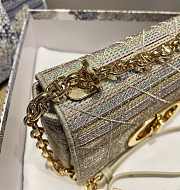 Forubags Dior Caro Pinstripe Bag – M1210 - 20x12x7 cm - 5