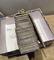Forubags Dior Caro Pinstripe Bag – M1210 - 20x12x7 cm - 4