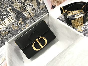 Forubags Dior 30 Montaigne Box Bag Black – M9204 - 17.5x11.5x5 cm