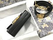 Forubags Dior 30 Montaigne Box Bag Black – M9204 - 17.5x11.5x5 cm - 2