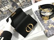 Forubags Dior 30 Montaigne Box Bag Black – M9204 - 17.5x11.5x5 cm - 6