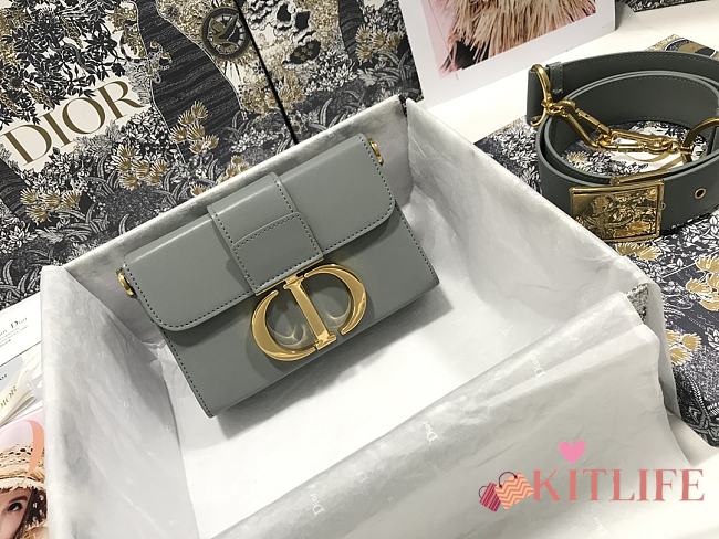 Forubags Dior 30 Montaigne Box Bag Gray – M9204 - 17.5x11.5x5 cm - 1