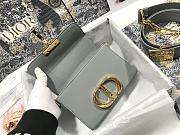 Forubags Dior 30 Montaigne Box Bag Gray – M9204 - 17.5x11.5x5 cm - 2