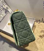 Forubags Dior Caro Chain Bag Denim – 20x12x7 cm - 4
