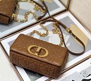 Forubags Dior Caro Sheepskin Lining Brown – 20cm - 5