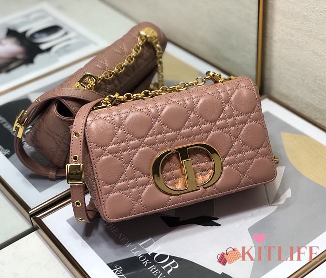 Forubags Dior Caro Sheepskin Lining Pink – 20cm - 1