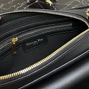 Forubags Dior Saddle Double Pouch Soft Cowhide Black – S5668C – 19x10.5x5cm - 6