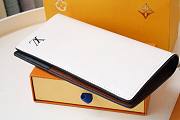 Louis Vuitton Brazza Epi Embossed Leather Wallet White - M80788 - 10 x 19 x 2 cm - 3
