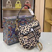 Forubags Dior Saddle Leopard Print - 9012 - 25.5×20×6.5 cm - 6