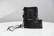 Forubags Dior Caro Multifunctional Bag Black - 327 – 18.5x12x7.5 cm - 1