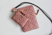 Forubags Dior Caro Multifunctional Bag Pink - 327 – 18.5x12x7.5 cm - 3
