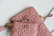 Forubags Dior Caro Multifunctional Bag Pink - 327 – 18.5x12x7.5 cm - 2