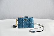 Forubags Dior Caro Multifunctional Bag Blue - 327 – 18.5x12x7.5 cm - 6