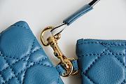 Forubags Dior Caro Multifunctional Bag Blue - 327 – 18.5x12x7.5 cm - 3