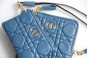 Forubags Dior Caro Multifunctional Bag Blue - 327 – 18.5x12x7.5 cm - 2