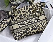 Forubags Dior Lady Leopard Print Light Gold - M8002 – 24x20x11 cm - 2