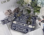 Forubags Dior Lady D-Lite Bag Blue - M8002 – 24x22x11 cm - 1