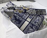 Forubags Dior Lady D-Lite Bag Blue - M8002 – 24x22x11 cm - 6