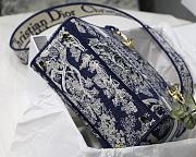 Forubags Dior Lady D-Lite Bag Blue - M8002 – 24x22x11 cm - 5