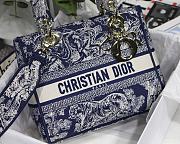 Forubags Dior Lady D-Lite Bag Blue - M8002 – 24x22x11 cm - 2