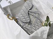 Forubags Dior Saddle Oblique Embroidery Gray - M9001 – 25.5 x 20 x 6.5 cm - 6