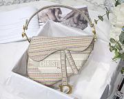 Forubags Dior Saddle Oblique Embroidery Stripes - M9001 – 25.5 x 20 x 6.5 cm - 1