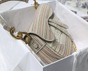 Forubags Dior Saddle Oblique Embroidery Stripes - M9001 – 25.5 x 20 x 6.5 cm - 2