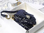 Forubags Dior Saddle Oblique Blue Velvet - M9001 – 25.5 x 20 x 6.5 cm - 2