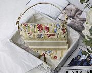 Forubags Dior Saddle Oblique Embroidery Hibiscus - M9001 – 25.5 x 20 x 6.5 cm - 3