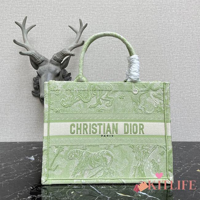 Forubags Dior Book Tote Fluorescent Green - 36.5x28x17.5 cm - 1