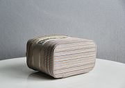 Forubags Dior Travel Striped Cosmetic Bag – 9012 - 24x17x13.5 cm - 6