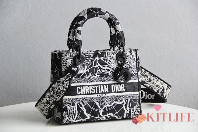 Forubags Dior Lady D-Lite Black – 44532 - 24x20x11 cm - 1