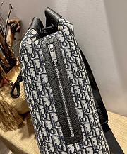 Forubags Dior Oblique Jacquard  Crossbody Backpack Beige and Black - 1ESBO021YKY_H27E - 29x47x20 cm - 3