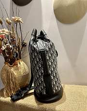 Forubags Dior Oblique Jacquard  Crossbody Backpack Beige and Black - 1ESBO021YKY_H27E - 29x47x20 cm - 6
