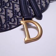 Forubags Dior Oblique Jacquard  Waist Bag Blue - 83147 - 17X11X4 cm - 4