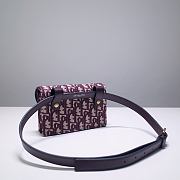 Forubags Dior Oblique Jacquard  Waist Bag Red - 83147 - 17X11X4 cm - 2