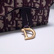 Forubags Dior Oblique Jacquard  Waist Bag Red - 83147 - 17X11X4 cm - 4