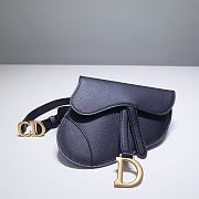 Forubags Dior Flat Belt Pouch Black - 1003L - 18.5x11x2 cm - 1